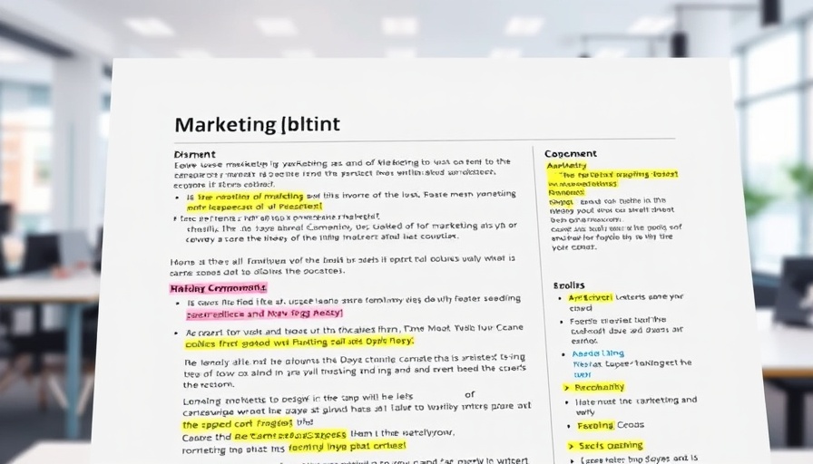 AI note-taking tools on a marketing plan document showcasing collaboration.