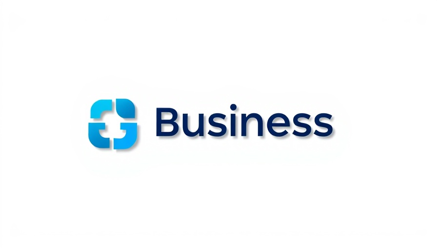 Modern logo saying Small Business Trends in blue and white.