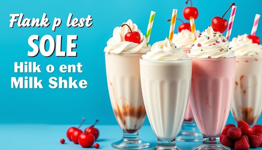 Promotional image for Half Price Shakes at Sonic Drive-In after 5pm