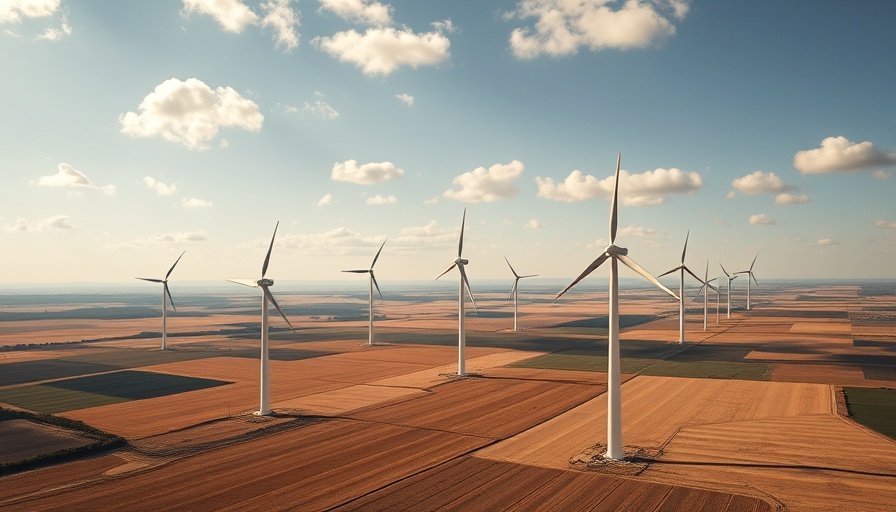 Wind farms generating energy in rural communities' benefits.