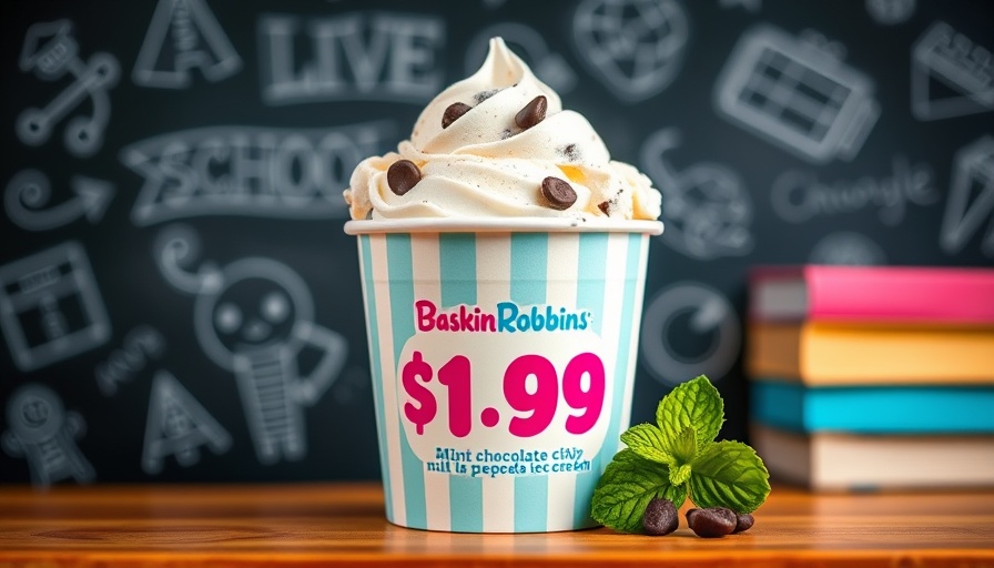 Baskin-Robbins $1.99 ice cream scoops promotion.