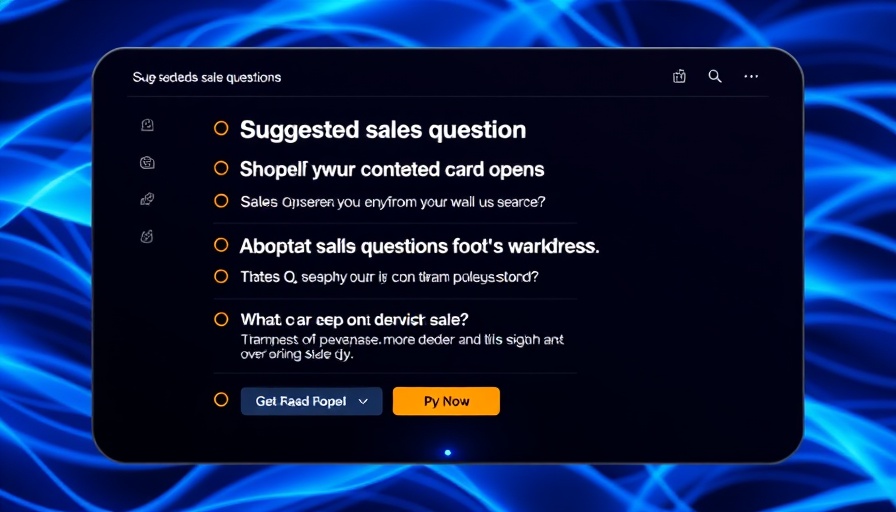 Sales Automation with Prompt Favorites interface showcasing suggested questions.