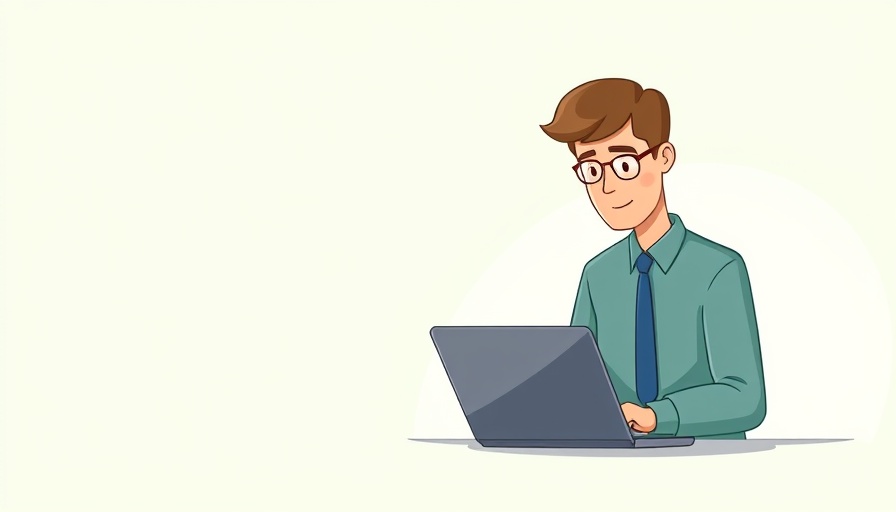Illustration of intern onboarding process efficiency with text overlay.