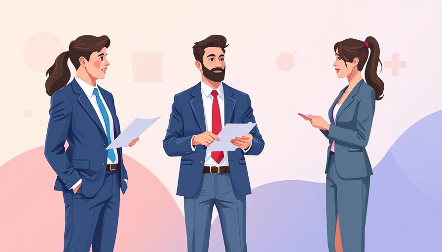 Corporate illustration of an onboarding meeting highlighting process improvements.