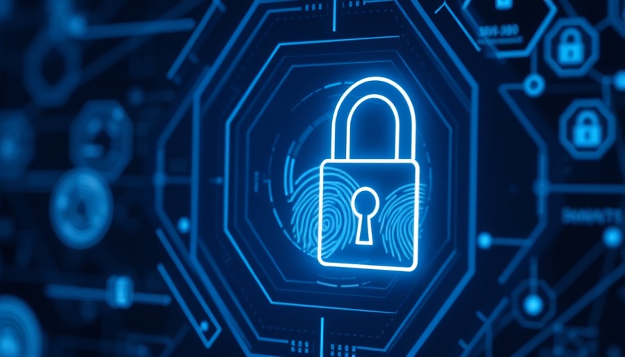 Futuristic AI-based security platform visualization for SMBs.