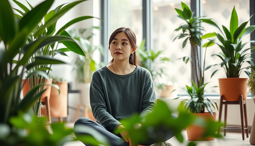 Young woman in serene office environment related to brick-and-mortar business financing.
