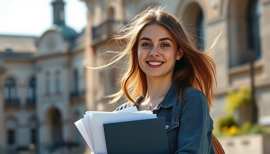Young college student thinking about starting a business.