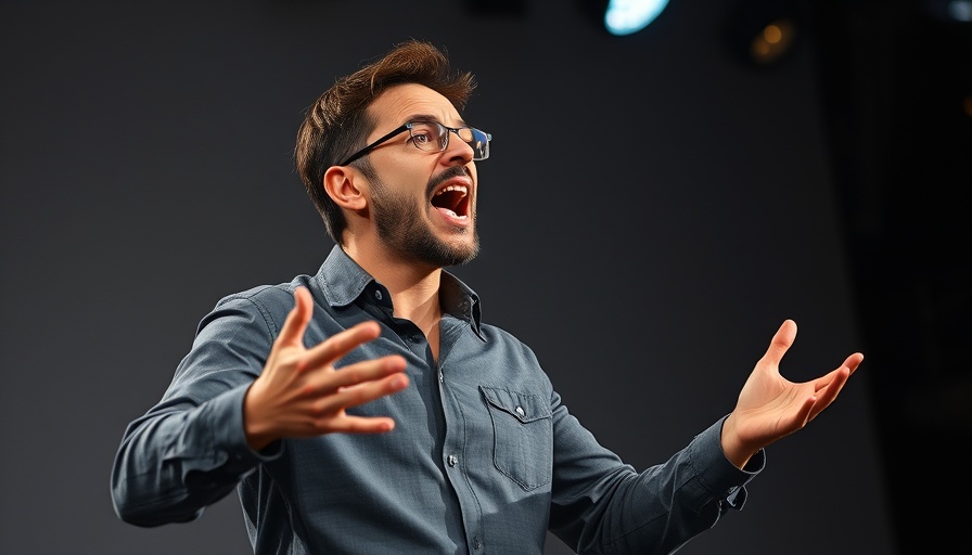 Dynamic speaker on stage at Meta Superintelligence Labs event.