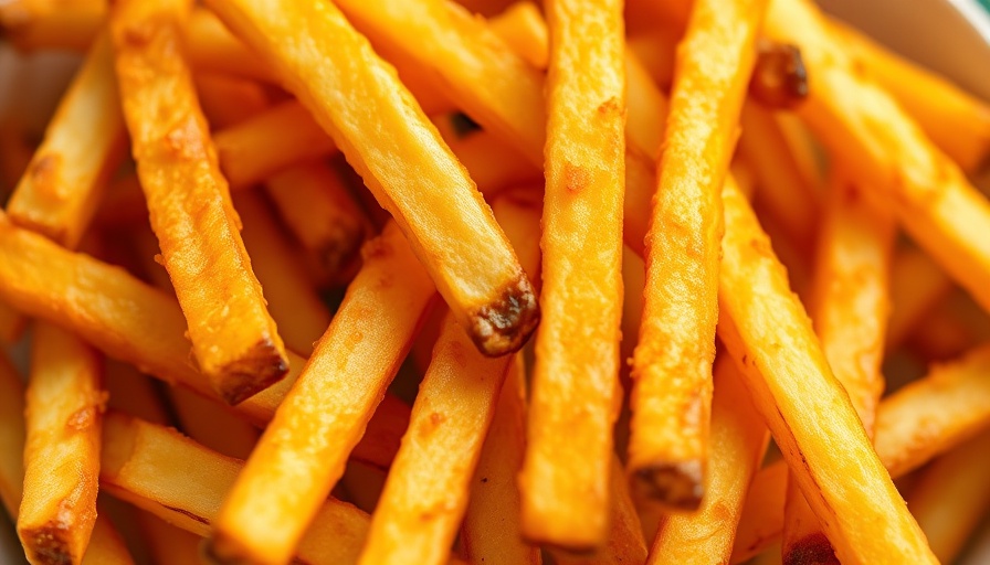 Crispy golden French fries for National French Fry Day Freebies