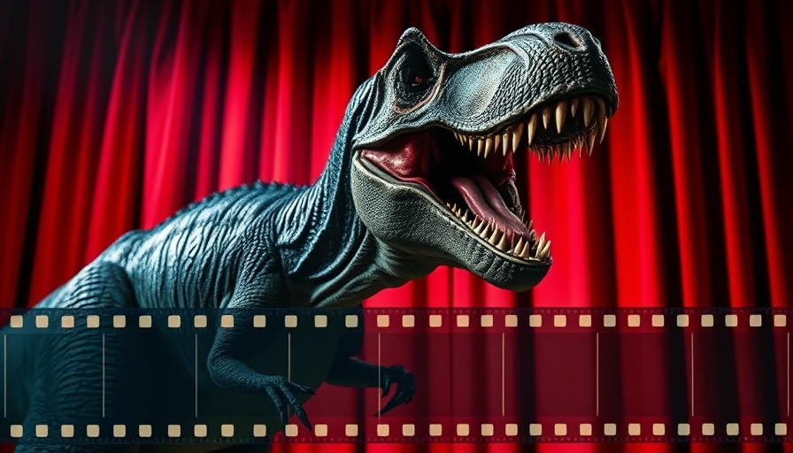 Movie night poster for 'Jurassic Park' in Hillsborough.