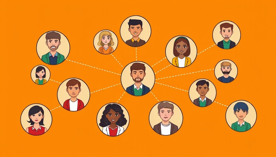 Illustration of diverse network of people connected, Event Industry People News.