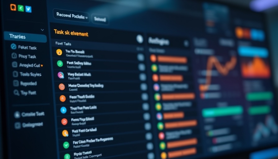 AI for Execution Management digital interface analyzing tasks.