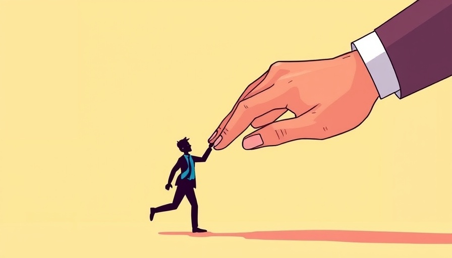 Conceptual illustration of conflict in business strategy, why being nice can hurt your business.