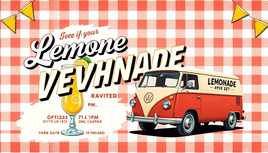 Sweet Carolina Summer Bash invitation for local events