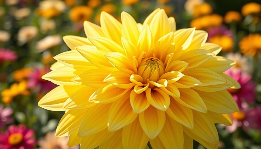 Decorative dahlias to grow in a bright garden setting.