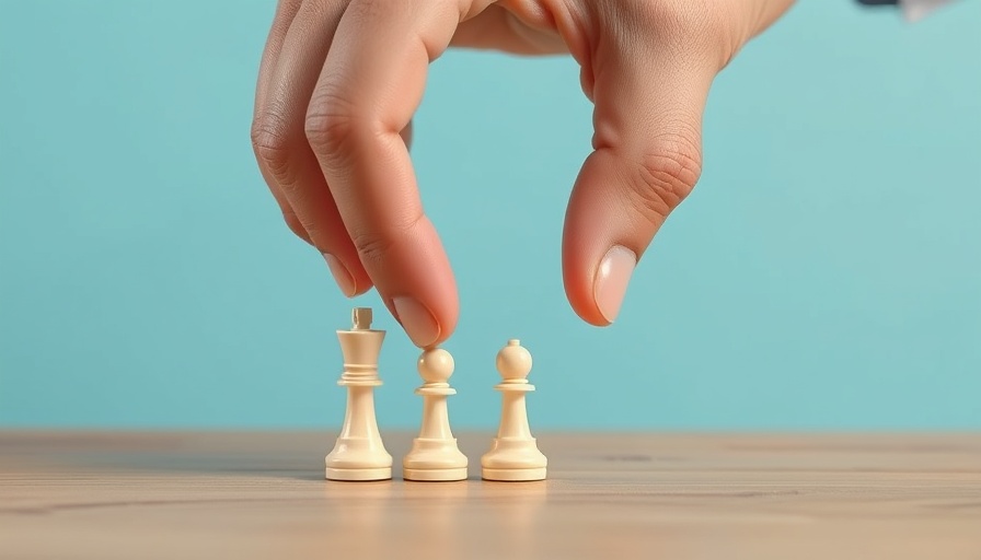 Hand selecting chess pawn, symbolizing hiring the best executive team.