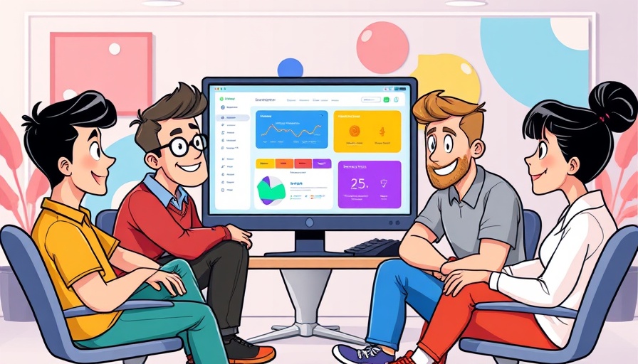 Animated team using AI-powered project management platforms.