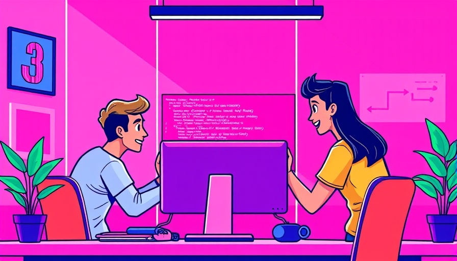Team collaboration illustration discussing Fireflies AI pricing