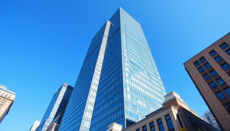 AI-Enhanced FX Risk Management in a modern skyscraper setting.