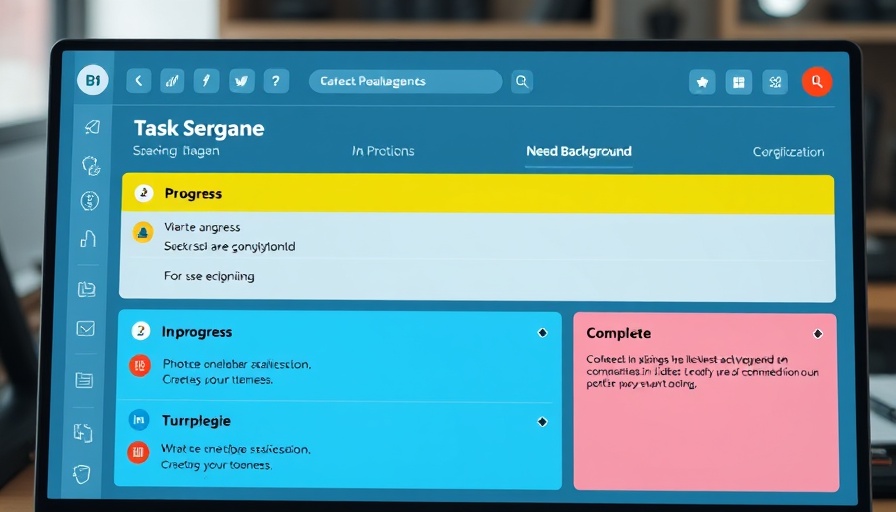 Structured business plan dashboard displaying task statuses.