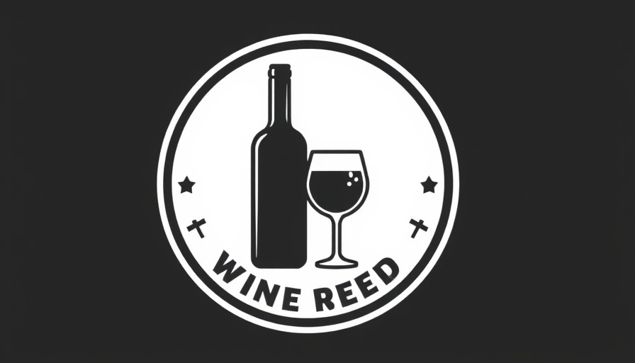 Local events wine and beer icon in black and white