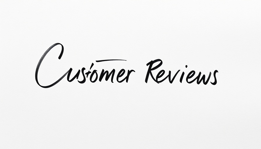 Elegant handwritten 'Customer Reviews' on paper with pen, focus on small business.