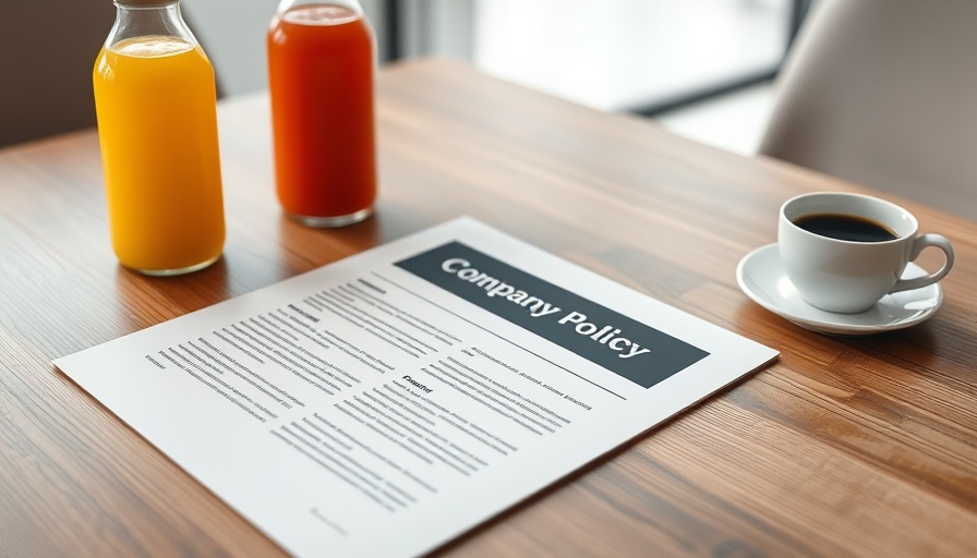 Privacy Policy Templates for Businesses on table with coffee.