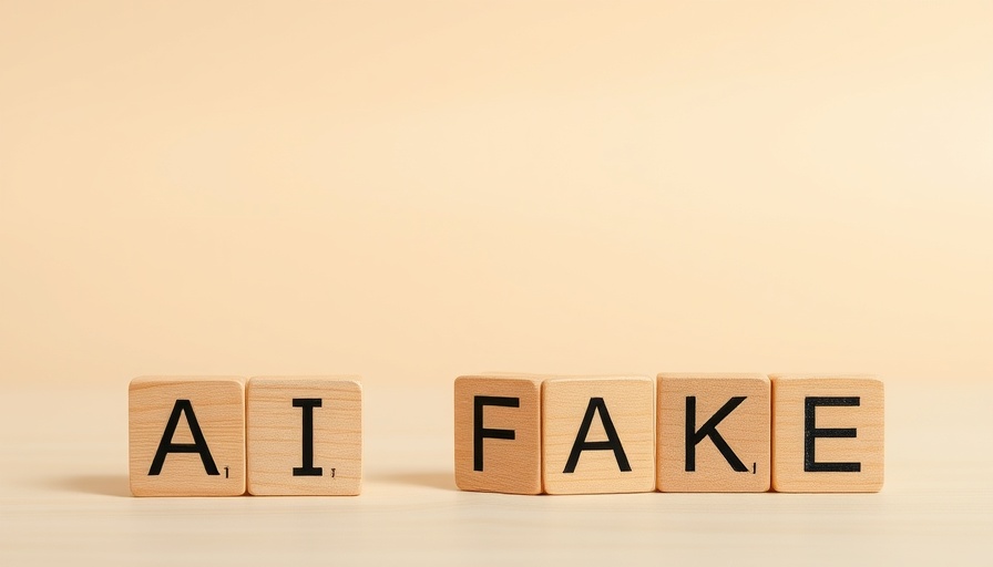 Wooden blocks spelling 'AI' and 'FAKE', representing agent washing in AI.