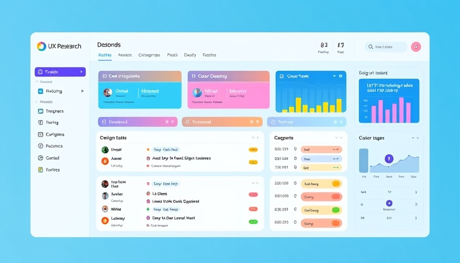 UX research portfolio templates dashboard with design stages.