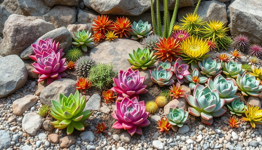 Eco-friendly gardening with a vibrant succulent garden