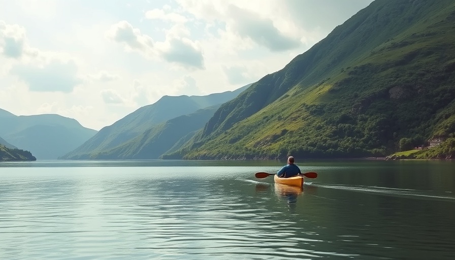 Scenic kayaking in Swain County for travel guide.