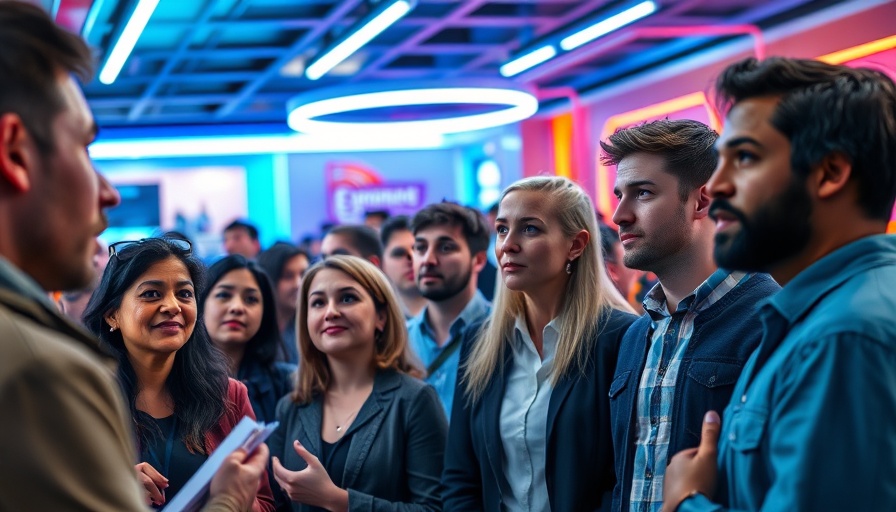 Immersive marketing experience at SDCC 2025, engaged audience.