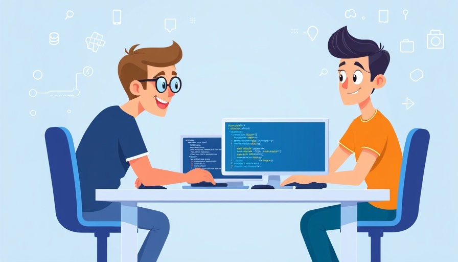 Illustration of collaborative coding for AI video editing alternatives.