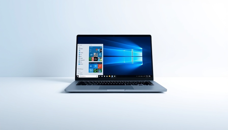 Windows 11 Pro productivity on a sleek laptop with modern design