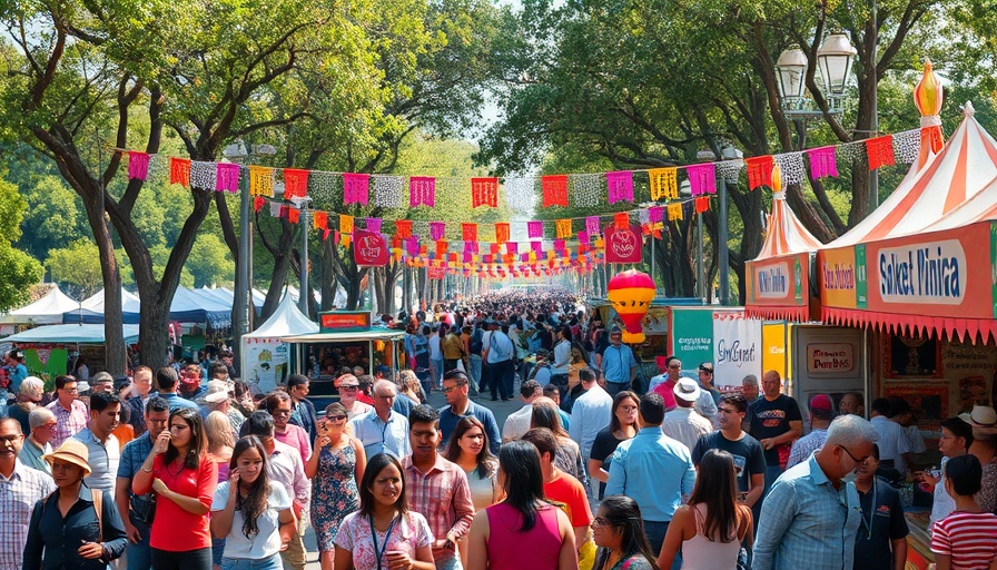 Local events in Triangle area: vibrant outdoor gathering with crowd.