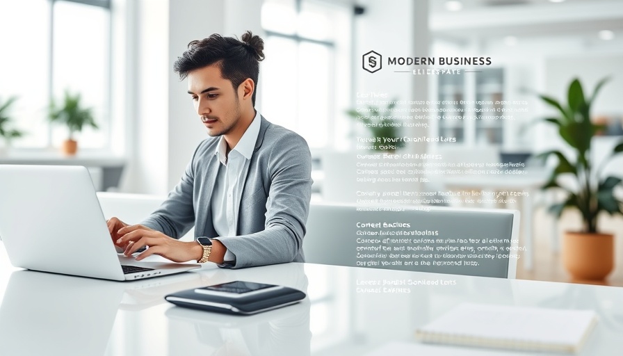 Modern business sell sheet template with professional layout and company branding.
