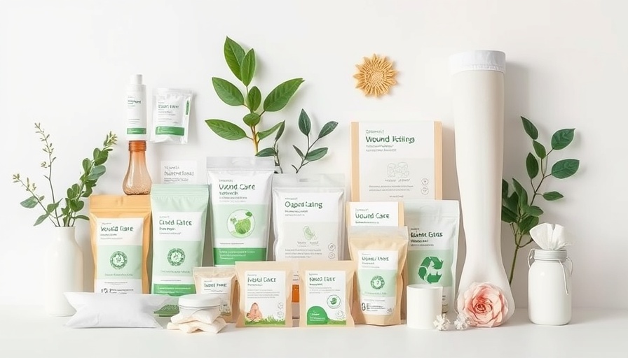 Eco-Innovations in Vascular and Wound Care products displayed neatly.