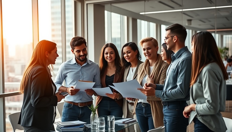 Diverse professionals collaborate in a conference, highlighting the Importance of Education in Leadership.