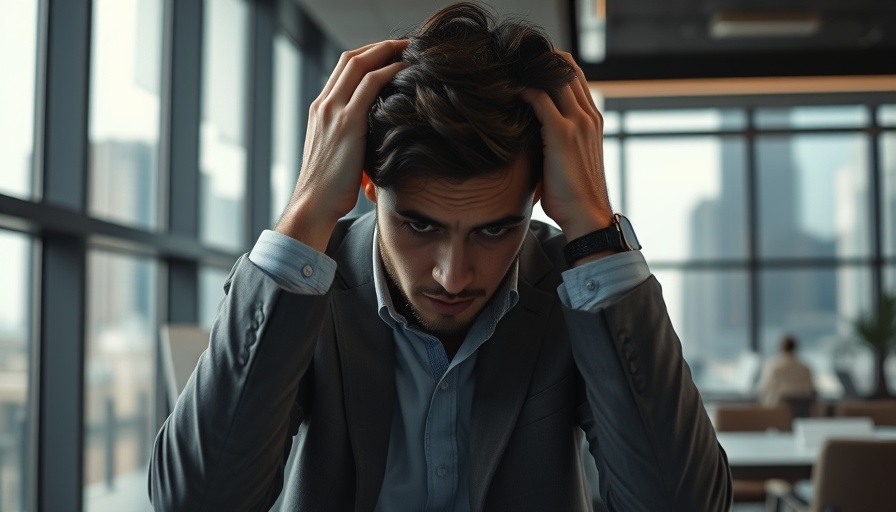 Entrepreneurial regrets about hiring contemplation in modern office.