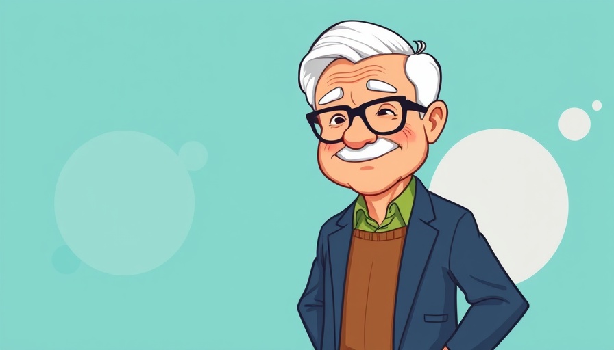 Cartoon professional elderly couple showcasing highest paying jobs for older adults.