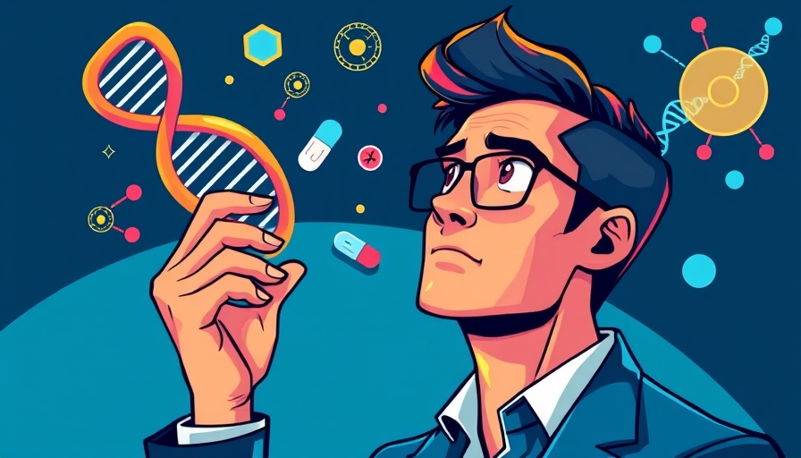 Entrepreneurs Investing in Biohacking: vibrant illustration of biohacking concepts.
