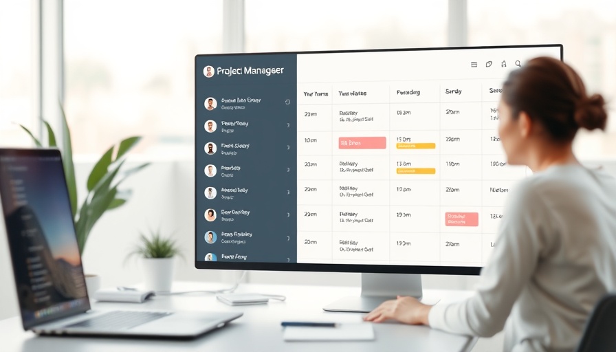 Modern project management interface showing task scheduling.