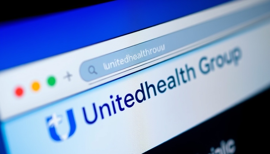 UnitedHealth Group website close-up screenshot.