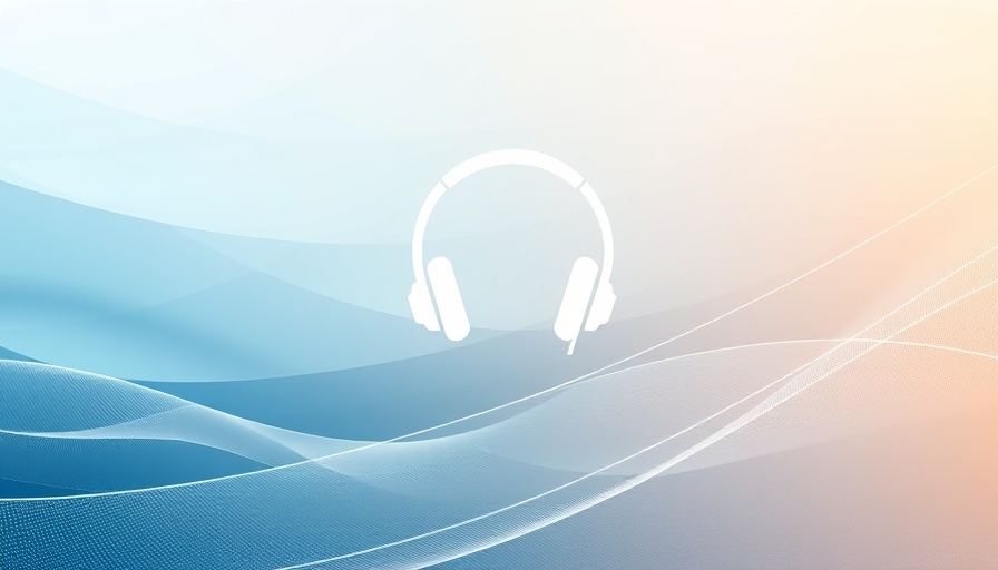 Abstract digital design with headset, highlighting best Salesforce dialers.