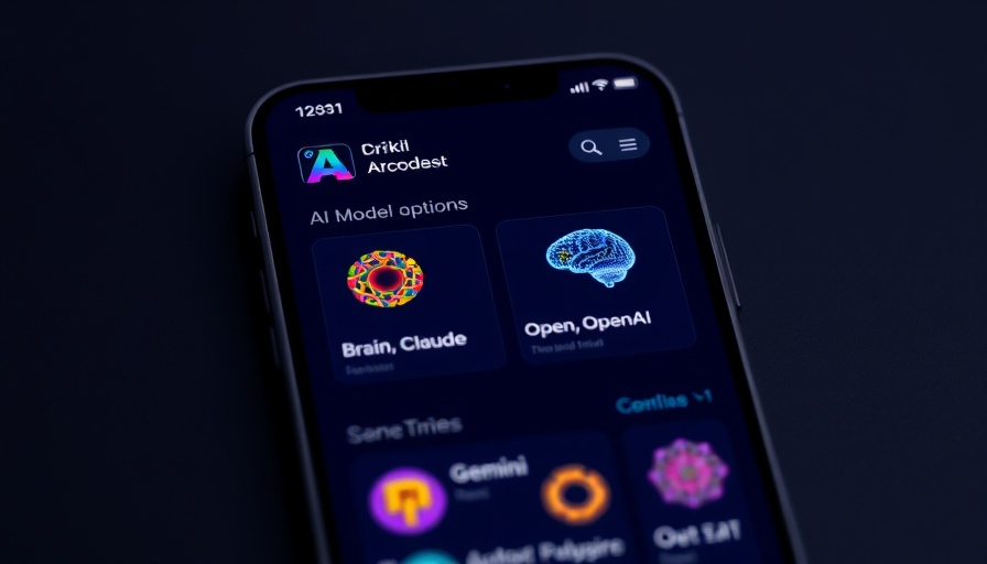 Colorful AI models interface highlighting AI Governance Risks.