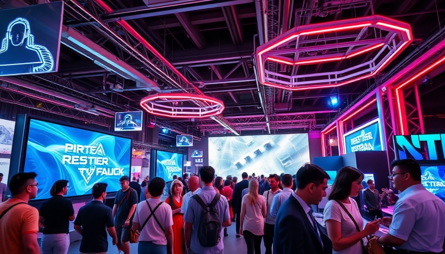 Futuristic experiential marketing event with technology, August 2025.