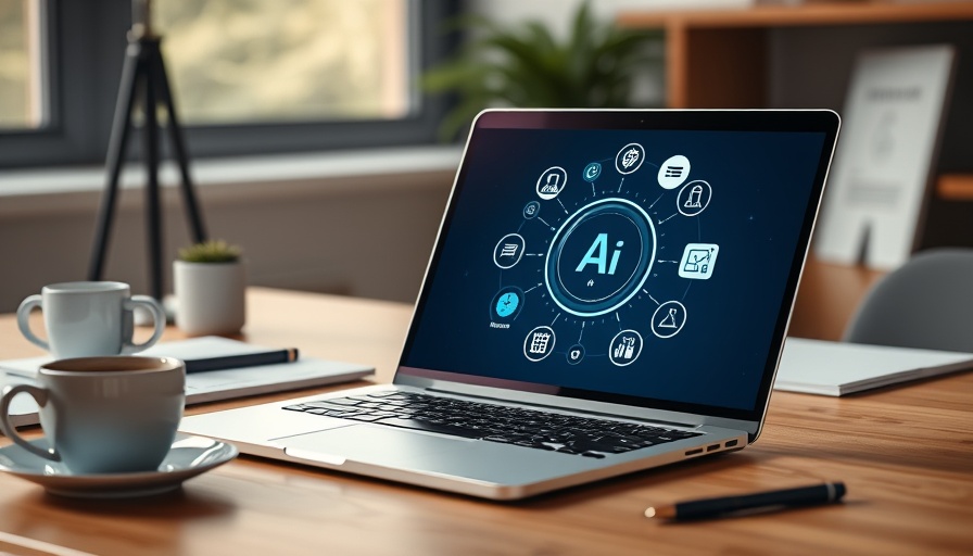AI enhancing smarter product launch campaigns on laptop screen.
