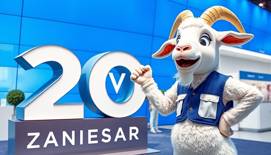 CeraVe Birthday Tour Brand Engagement with goat mascot and sign.