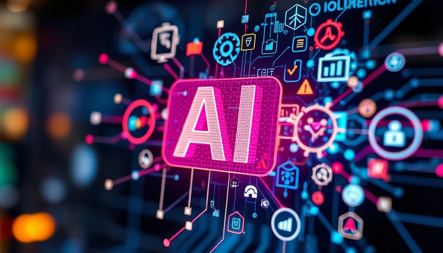 Abstract AI and publishing symbols merging, depicting AI's impact on publishing revenue.