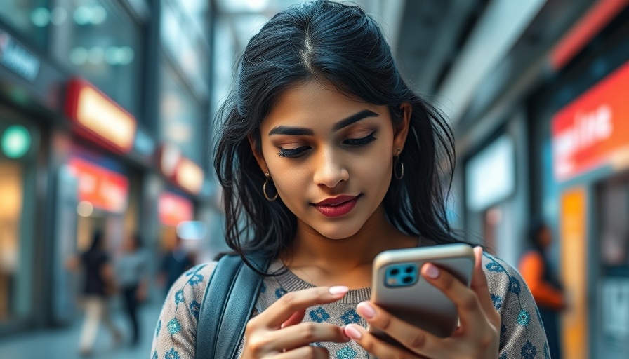 Young Indian woman using smartphone for Instant Payments Network India